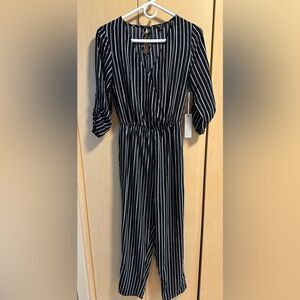 Striped Ankle length Jumpsuit- NWT